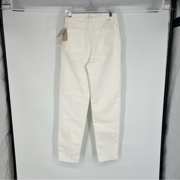 Mother Private Double Pocket Ship White Denim Jean in Fairest of them All 27 NWT - Picture 9 of 12